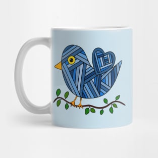 BLUE Bird Artwork Mug